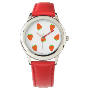 Strawberry Pattern Watch