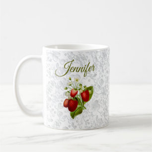 Strawberry Personalised Coffee Mug Cup
