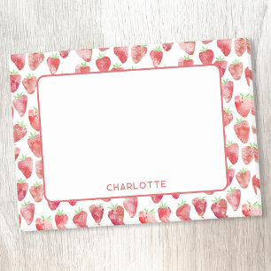 Strawberry Personalised Post-it Notes