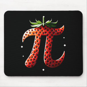 Strawberry Pi Day Funny Math Teacher Student 3.14 Mouse Mat