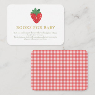 Strawberry PicnicBaby Books for baby Enclosure Card