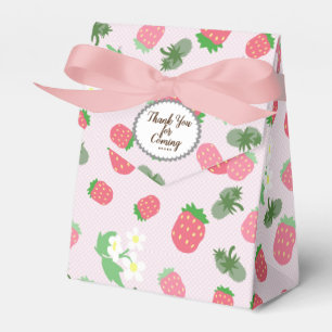 Strawberry Pink Favour Box