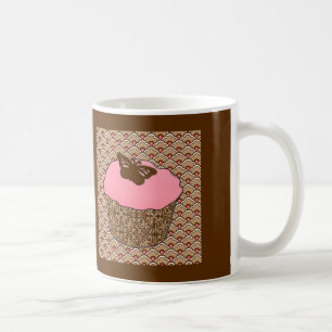 Strawberry Pink Frosted Cupcake Coffee Mug