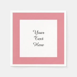 Strawberry Pink High End Solid Colour Napkin