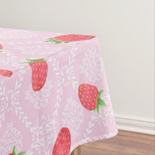 Strawberry Pink Tablecloth