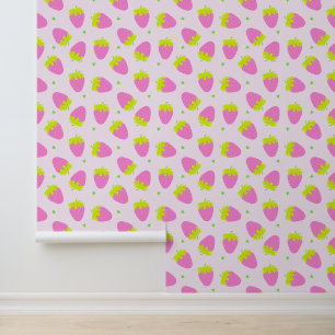 Strawberry Pink Wallpaper
