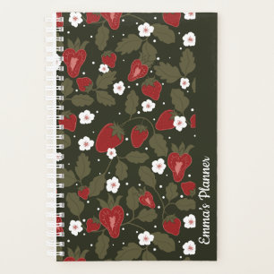 Strawberry planner customisable cute planner