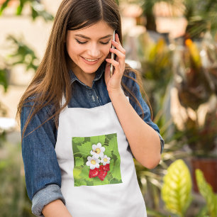 Strawberry Plant Standard Apron