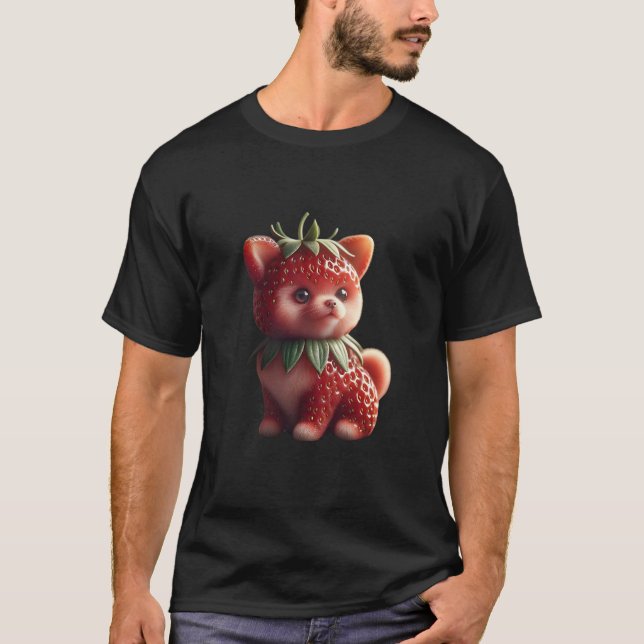 Strawberry Pomeranian T-Shirt (Front)