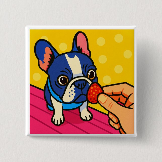 Strawberry Pop Friendly Can Badge (Front)