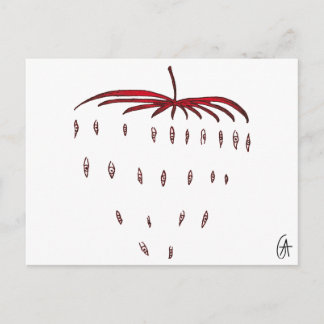 Strawberry Postcard
