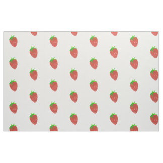 Strawberry Print Fabric Combed Cotton (56" width)