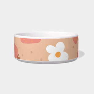 Strawberry Printed Cute Pet Bowl