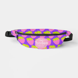 Strawberry Purple Bum Bags