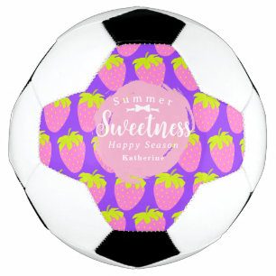 Strawberry Purple Football
