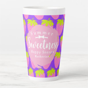 Strawberry Purple Latte Mug