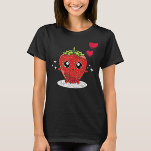 Strawberry Red Berry Summer Fruit Cute Strawberry T-Shirt