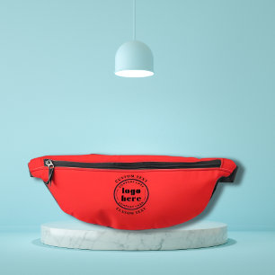 Strawberry Red Company Logo Business Promotion Bum Bags