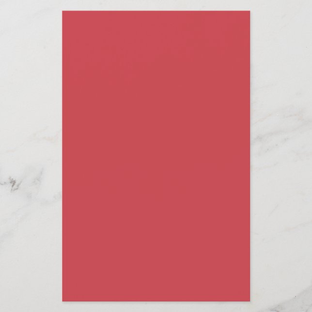 Strawberry Red Solid Colour Flyer (Front)