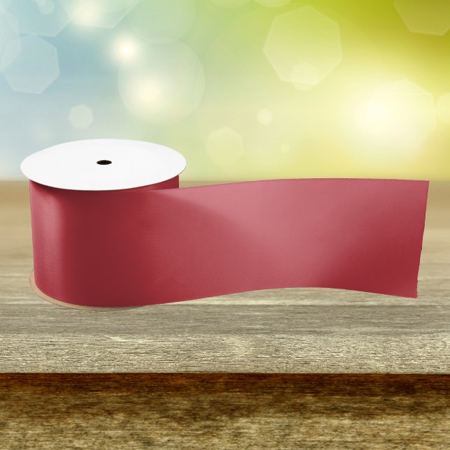 Strawberry Red Solid Colour Satin Ribbon (Creator Uploaded)