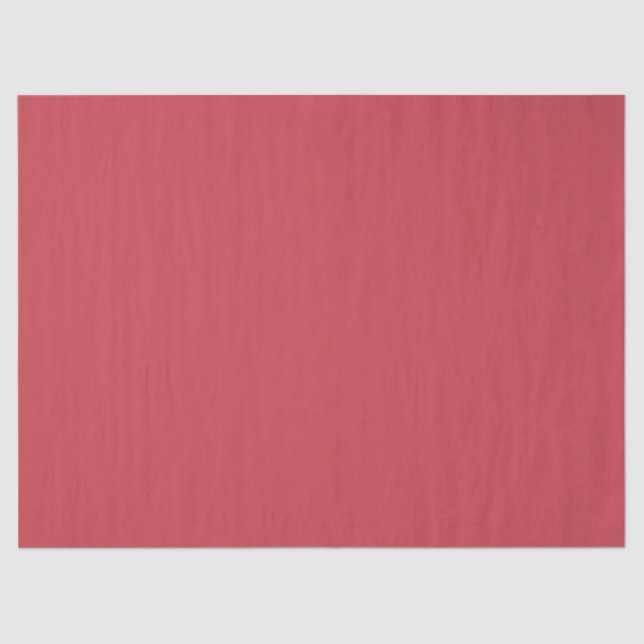 Strawberry Red Solid Colour Tissue Paper (Front)