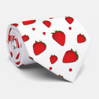 Strawberry Red White Fruit Food Pattern