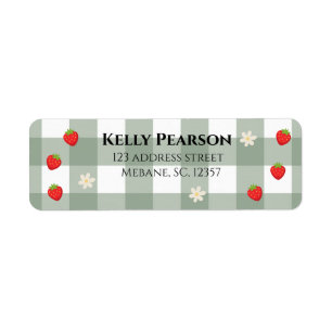 strawberry return label