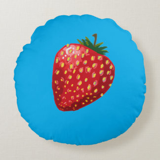 Strawberry Round Cushion