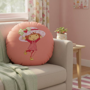 Strawberry Round Cushion