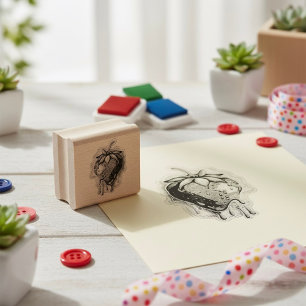 Strawberry Rubber Stamp