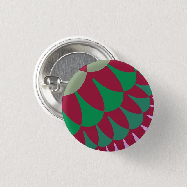 Strawberry Scales 3 Cm Round Badge (Front & Back)
