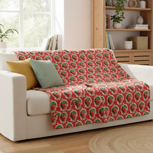 Strawberry Sherpa Blanket