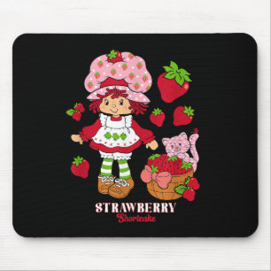 Strawberry Shortcake &amp; Kitty Custard Vintage  Mouse Mat