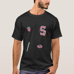 Strawberry Shortcake Berry Sweet S Patch With Cat  T-Shirt