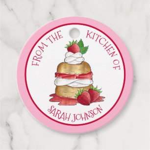Strawberry Shortcake Cake Bakery Chef Baked By Favour Tags