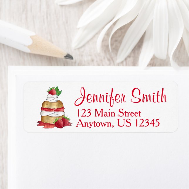 Strawberry Shortcake Cake Dessert Strawberries (Insitu)