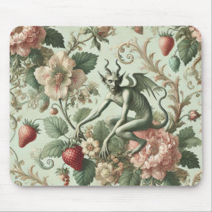 Strawberry Sins – Gothic Victorian  Mouse Mat