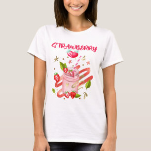 Strawberry Smoothie Vibes T-Shirt