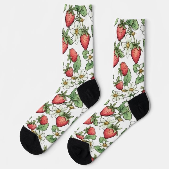 Strawberry Socks (Left)