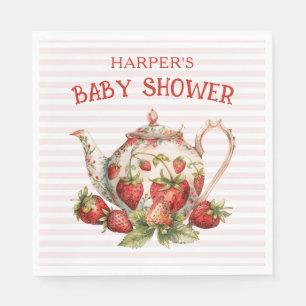 Strawberry Someone Sweet Baby Shower Napkin