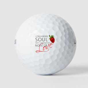 Strawberry Soul Golf Balls