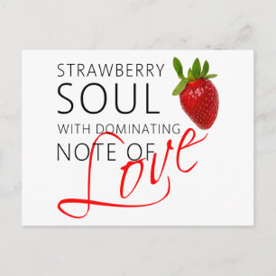 Strawberry Soul Postcard