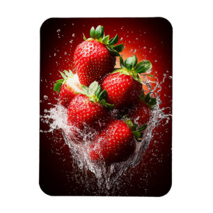 Strawberry Splash Magnet