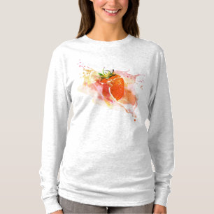 Strawberry Splash! Watercolor T-Shirt