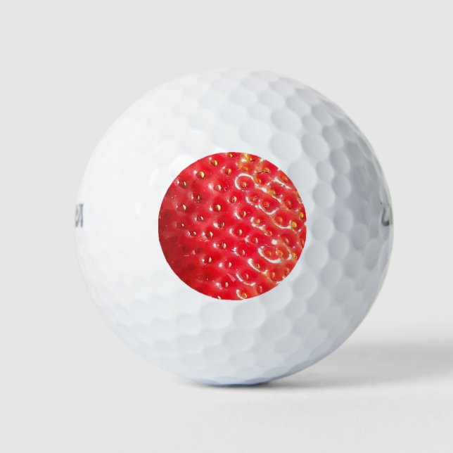 Strawberry Square Golf Balls (Front)