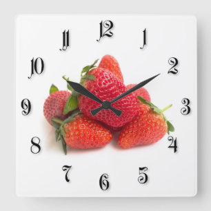 Strawberry Square Wall Clock