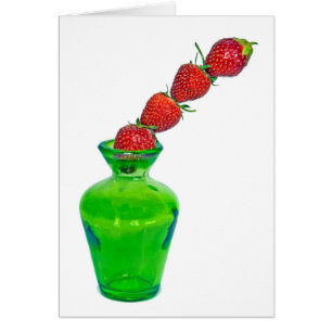 Strawberry Stack in Vase Birthday