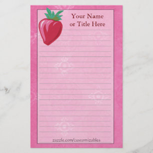 Strawberry Stationery