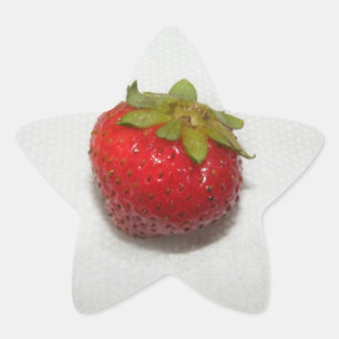 Strawberry sticker