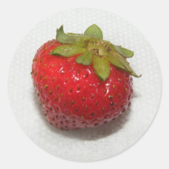 Strawberry sticker